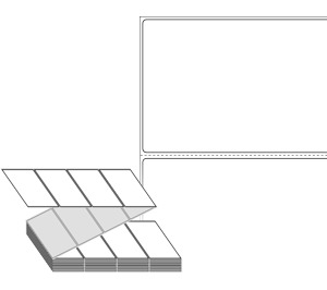 100 x 67 (mm) ZL10067DT 흰색 감열지 [2,000라벨/Box]