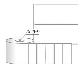 RL10039DT(감열지) 라벨크기: 100 x 39 (mm), 지관: 75mm [3,000라벨/Roll]