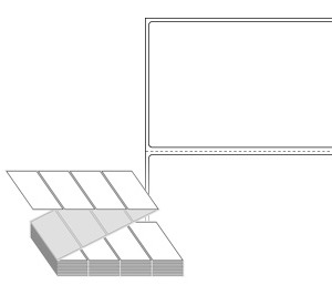 85 x 54 (mm) ZL8554DT 흰색 감열지 [2,000라벨/Box]