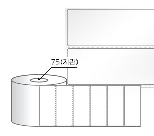 RL10039LG(아트지) 라벨크기: 100 x 39 (mm), 지관: 75mm [3,000라벨/Roll]