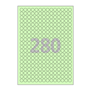 105 x 74.25 (mm) CL608G 연녹색 모조지