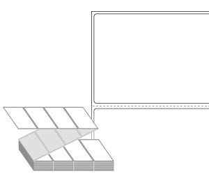 75 x 54 (mm) ZL7554DT 흰색 감열지 [2,000라벨/Box]