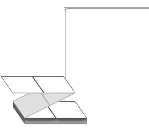 100 x 149 (mm) ZL100149DT 흰색 감열지 [1,000라벨/Box]