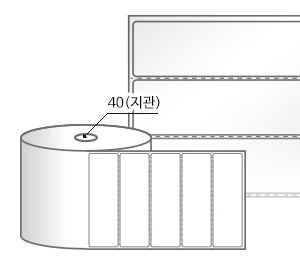 RS10031LG(아트지) 라벨크기: 100 x 31 (mm) , 지관: 40mm [2,000라벨/Roll]