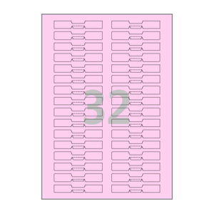 77 x 12.5 (mm) 절구 SL732P 분홍색 모조지