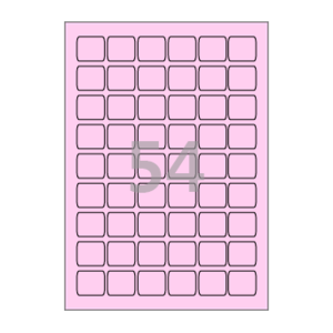 26 x 29.53 (mm) CL554P 분홍색 모조지