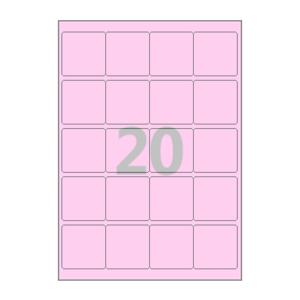 50 x 50 (mm) CL445P 분홍색 모조지