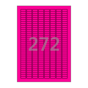 20 x 8.018 (mm) CL572NP 형광 분홍색 아트