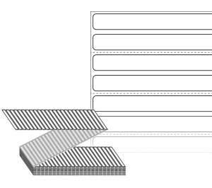 80 x 10 (mm) ZL8010DT 흰색 감열지 [12,000라벨/Box]