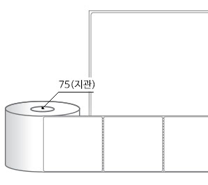 RL100107DT(감열지) 라벨크기: 100 x 107 (mm), 지관: 75mm [1,000라벨/Roll]