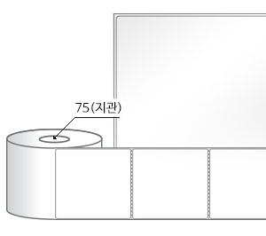 RL100107LG(아트지) 라벨크기: 100 x 107 (mm), 지관: 75mm [1,000라벨/Roll]