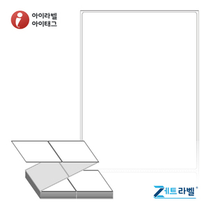 ZL100137DT, 흰색 감열지, 100 x 137 (mm) [1,000라벨/Box]