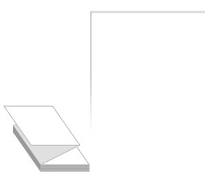 200 x 200 (mm) ZL200200DT 흰색 감열지 [500라벨/Box]