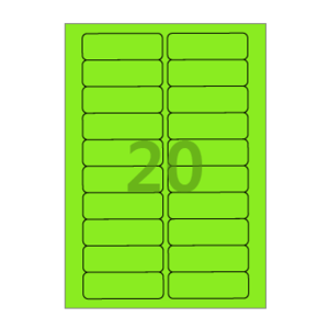 83.9 x 28.03 (mm) CL220TG 초록색 모조지