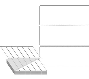 110 x 40 (mm) ZL11040DT 흰색 감열지 [3,000라벨/Box]