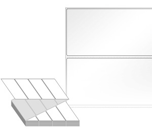 130 x 67 (mm) ZL13067LG 흰색 아트 광택지 [2,000라벨/Box]