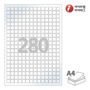 아이라벨 CL880LG A4라벨 스티커 라벨지 흰색 광택 레이저 , 레이저 프린터 전용