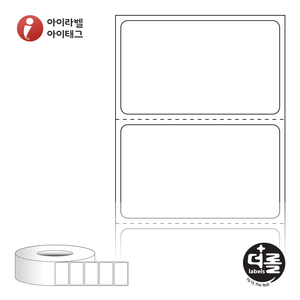 45 x 26.633 (mm)더롤라벨 RL4527DT 흰색 감열 - 리본 불필요