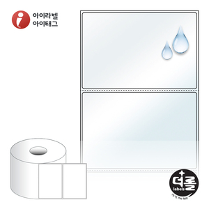 100 x 66.85 (mm)더롤라벨 RS10067LT 투명 방수 열전사라벨 - 리본 필요