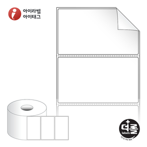 95 x 54 (mm)더롤라벨 RS9554RVDT 흰색 시치미 감열라벨 - 리본 불필요