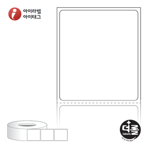 45 x 52.033 (mm)더롤라벨 RL4552DT 흰색 감열 - 리본 불필요