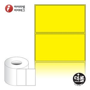 110 x 60 (mm)더롤라벨 RL11060YDT 노란색 감열라벨 - 리본 불필요