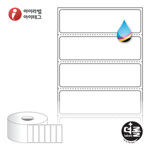 70 x 20 (mm)더롤라벨 RJ7020 흰색 모조 잉크젯 1Roll 잉크젯 라벨프린터 전용