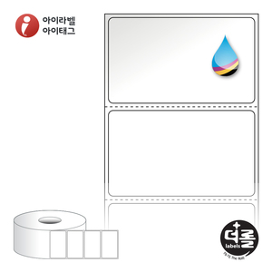 60 x 35.1 (mm)더롤라벨 RJ6035LG 흰색 고광택 잉크젯 1Roll 잉크젯 라벨프린터 전용