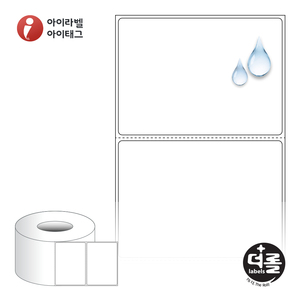85 x 60.5 (mm)더롤라벨 RL8561PPDT 흰색 무광 방수 감열 - 리본 불필요