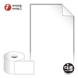 100 x 149.4 (mm)더롤라벨 RS100149RVDT 흰색 시치미 감열라벨 - 리본 불필요