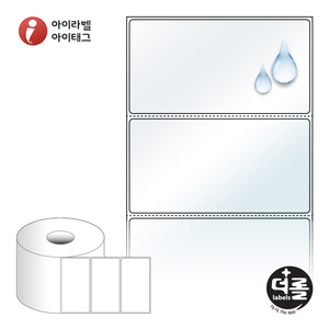 100 x 52.033 (mm)더롤라벨 RS10052LT 투명 방수 열전사라벨 - 리본 필요