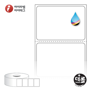 50 x 35 (mm)더롤라벨 RJ5035 흰색 모조 잉크젯 1Roll 잉크젯 라벨프린터 전용