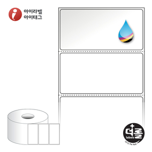 80 x 39.333 (mm)더롤라벨 RJ8040LG 흰색 고광택 잉크젯 1Roll 잉크젯 라벨프린터 전용