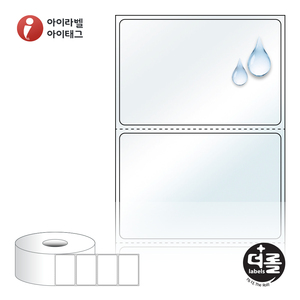 60 x 39.3 (mm)더롤라벨 RS6039LT 투명 방수 열전사라벨 - 리본 필요