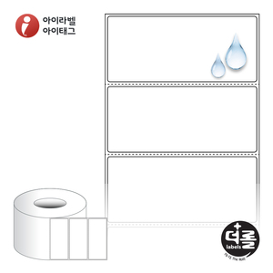 90 x 39.5 (mm)더롤라벨 RL9040PP 흰색 무광 방수 열전사 - 리본 필요