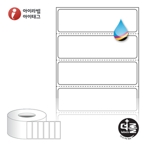 더롤라벨 RK7020 (75지관), 흰색 모조 잉크젯, 70 x 20 (mm), 잉크젯 라벨프린터 전용[2,800라벨 / Roll]
